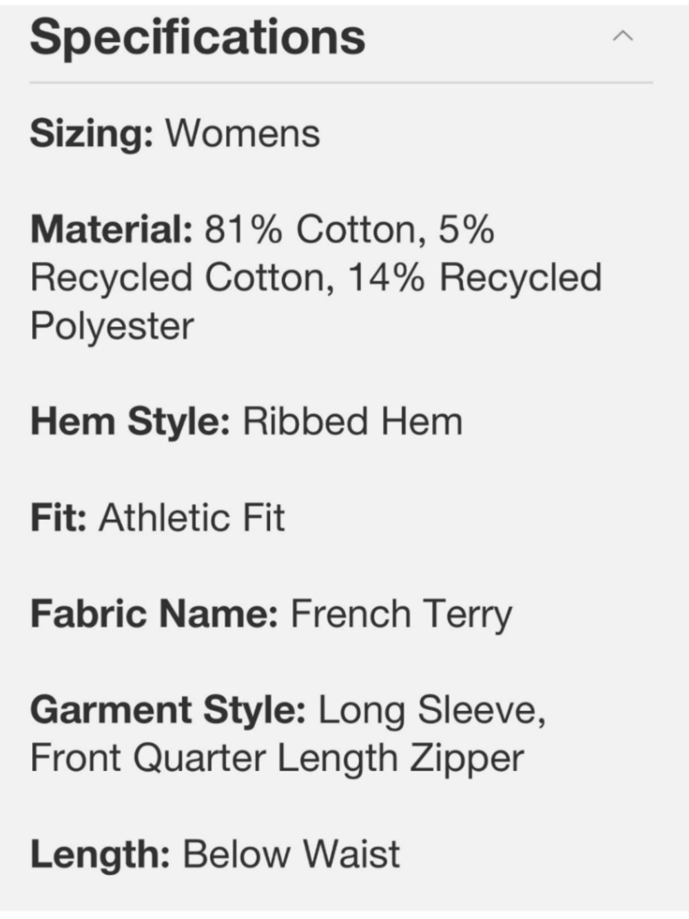 JoyLab Women’s‎ Gray Half-Zip Sweater, Pull Over, Cropped Size L - Picture 7 of 7